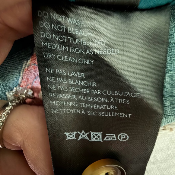 Maeve Anthropologie Fox Print Catherine Shirtdress Teal Belted Cottagecore Twee - Picture 9 of 12